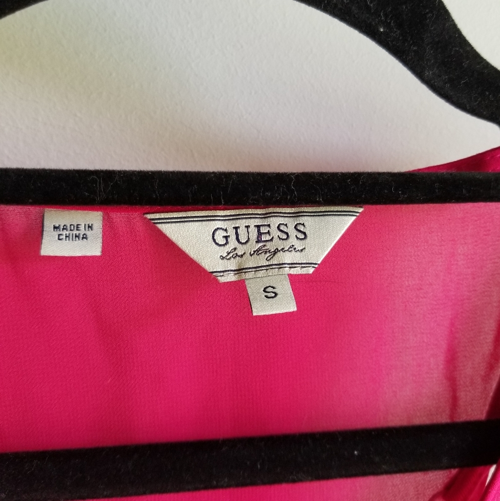 👗GUESS CHIFFON HIGH LOW DRESS - Picture 4 of 9